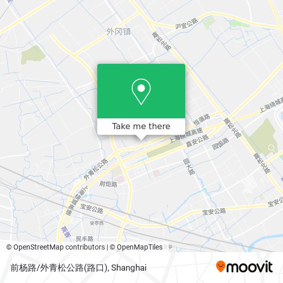 前杨路/外青松公路(路口) map