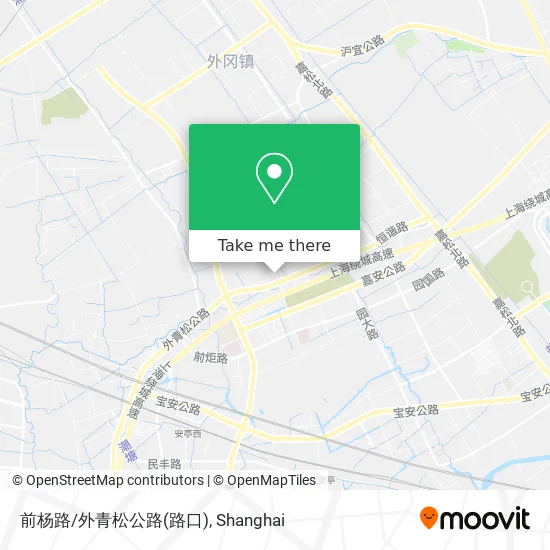前杨路/外青松公路(路口) map