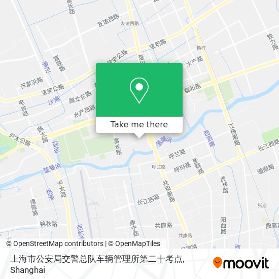 上海市公安局交警总队车辆管理所第二十考点 map