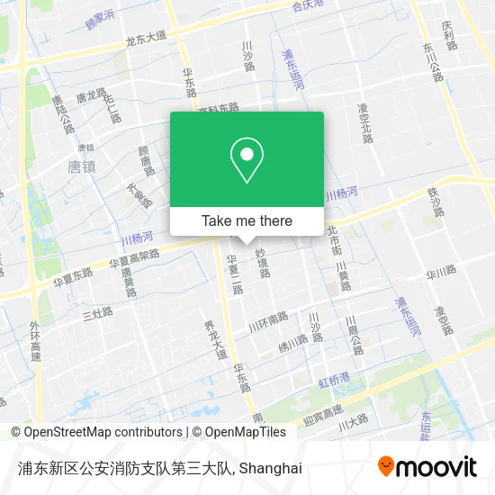 浦东新区公安消防支队第三大队 map