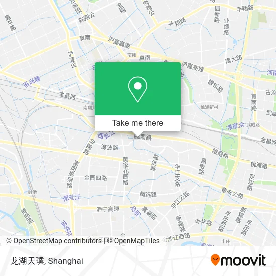 龙湖天璞 map