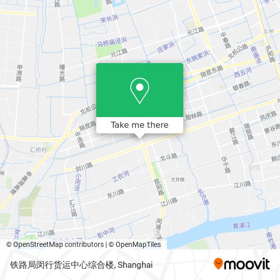 铁路局闵行货运中心综合楼 map