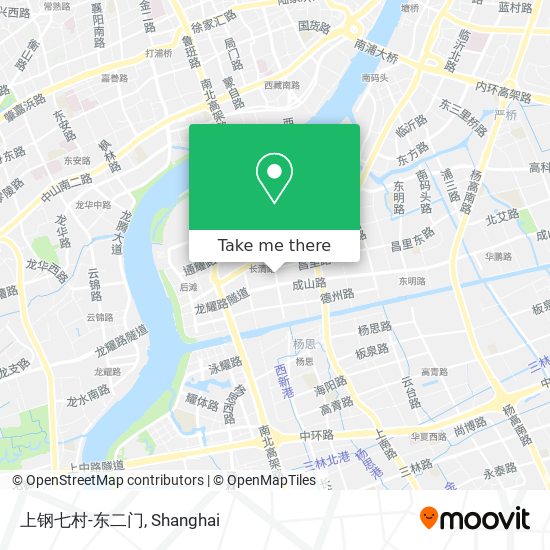 上钢七村-东二门 map