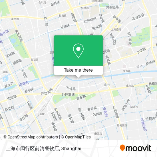 上海市闵行区前清餐饮店 map