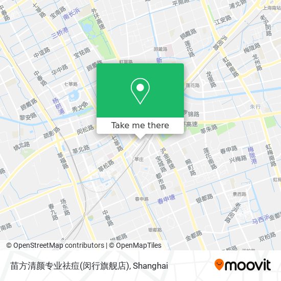 苗方清颜专业祛痘(闵行旗舰店) map