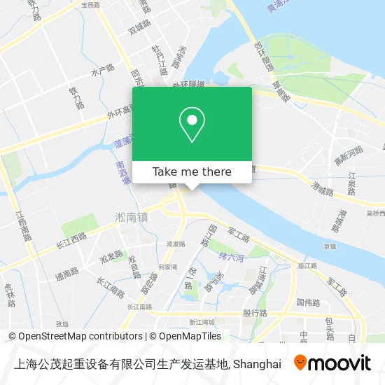 上海公茂起重设备有限公司生产发运基地 map