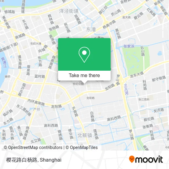 樱花路白杨路 map