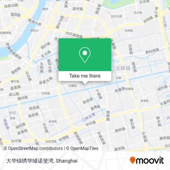 大华锦绣华城诺斐湾 map