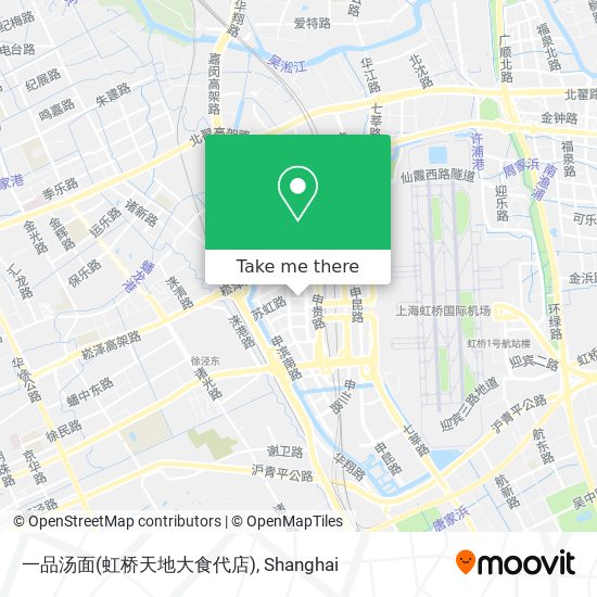 一品汤面(虹桥天地大食代店) map