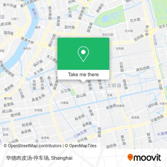 华德肉皮汤-停车场 map