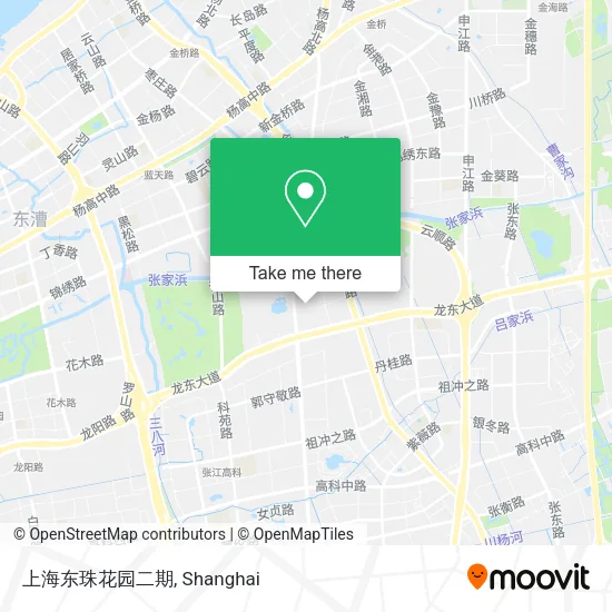 上海东珠花园二期 map
