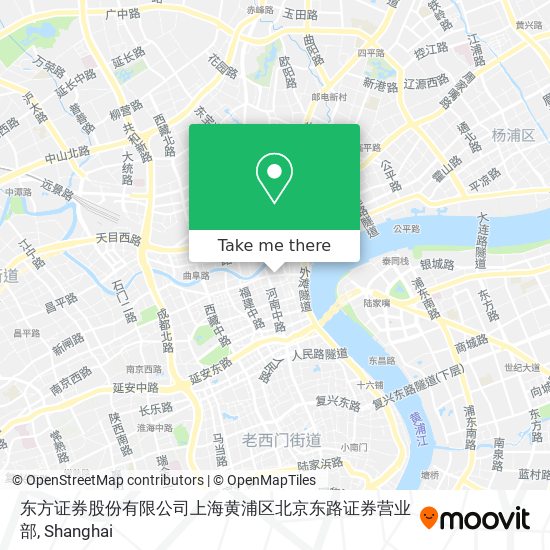 东方证券股份有限公司上海黄浦区北京东路证券营业部 map