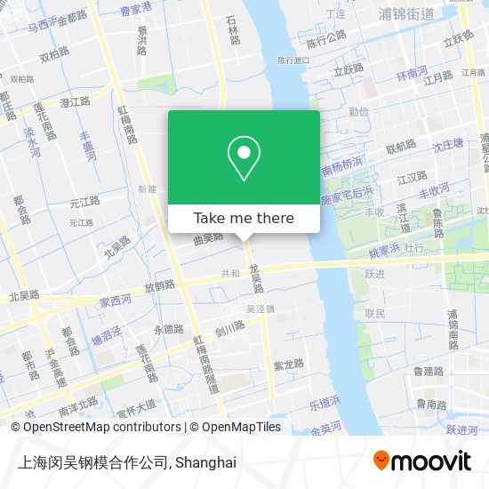 上海闵吴钢模合作公司 map