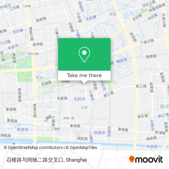 召楼路与闵驰二路交叉口 map