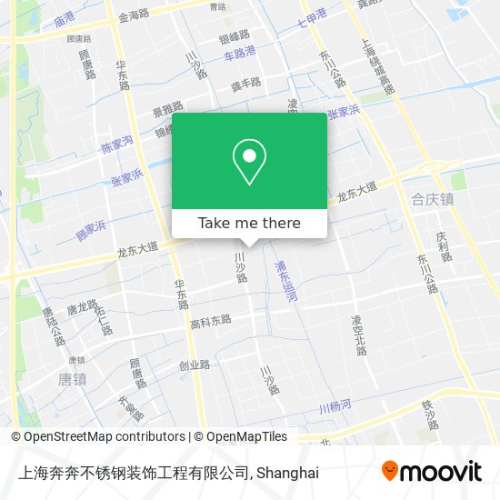 上海奔奔不锈钢装饰工程有限公司 map