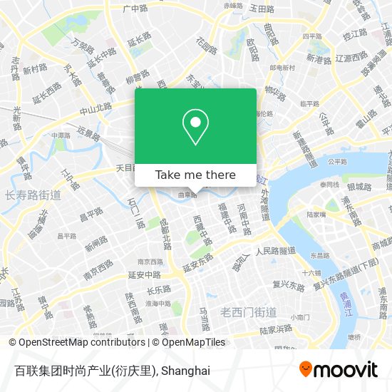 百联集团时尚产业(衍庆里) map