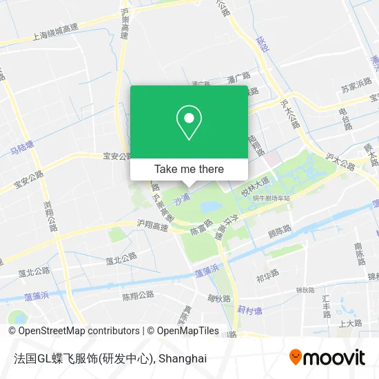 法国GL蝶飞服饰(研发中心) map