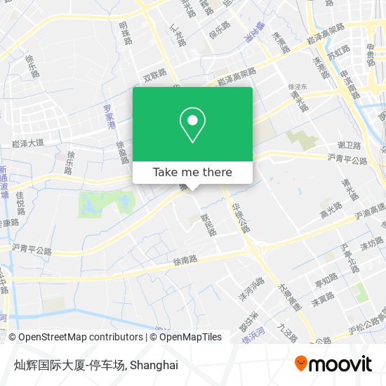 灿辉国际大厦-停车场 map