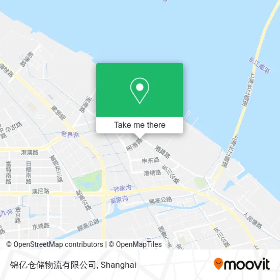 锦亿仓储物流有限公司 map