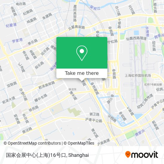 国家会展中心(上海)16号口 map