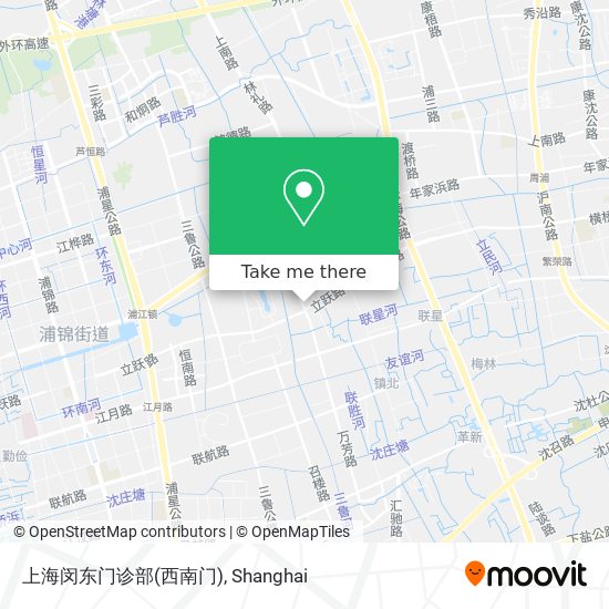 上海闵东门诊部(西南门) map