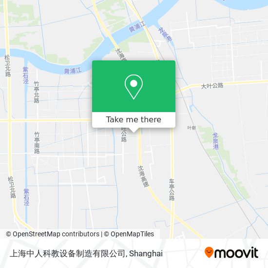 上海中人科教设备制造有限公司 map