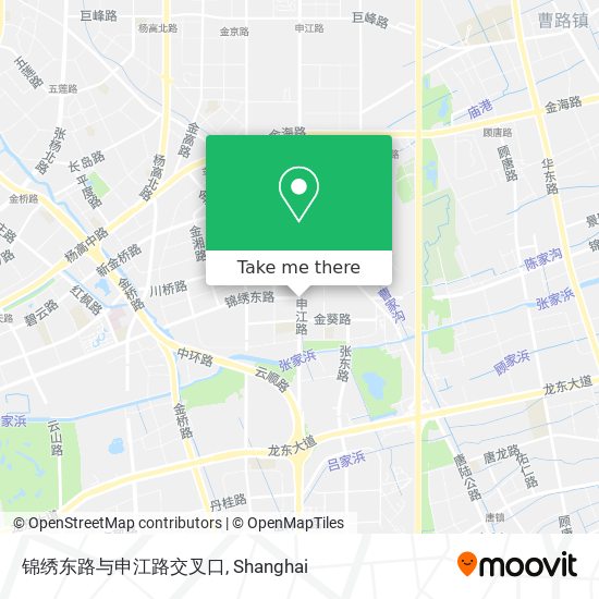 锦绣东路与申江路交叉口 map