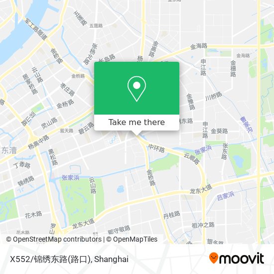 X552/锦绣东路(路口) map