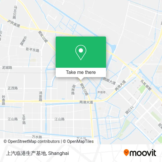 上汽临港生产基地 map