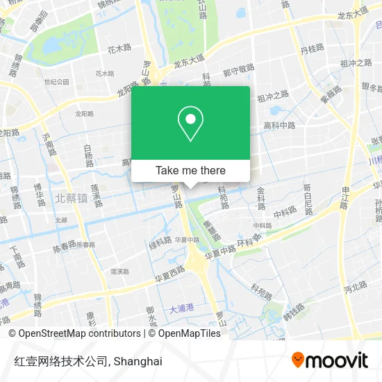 红壹网络技术公司 map