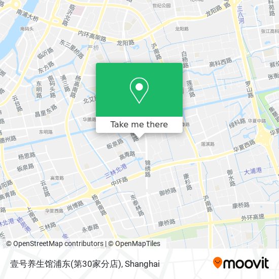 壹号养生馆浦东(第30家分店) map