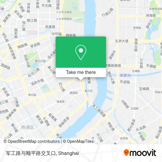 军工路与顺平路交叉口 map