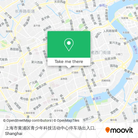 上海市黄浦区青少年科技活动中心停车场出入口 map