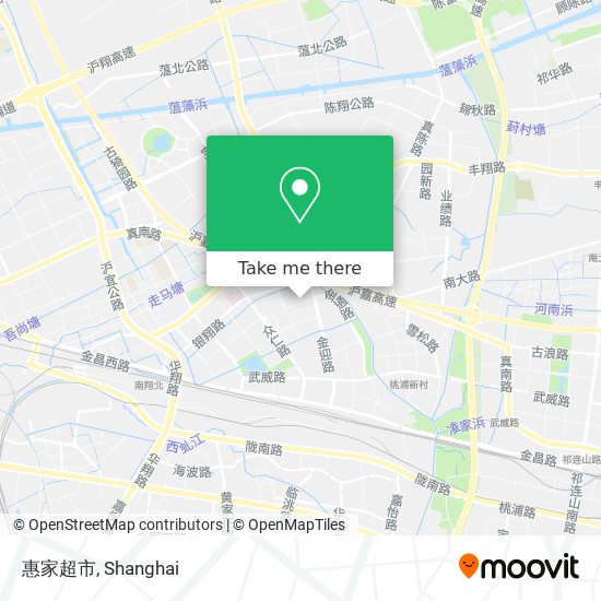 惠家超市 map