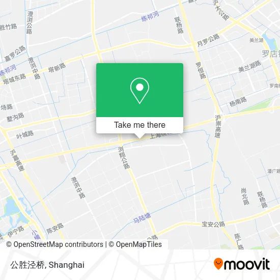 公胜泾桥 map