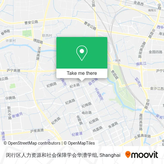 闵行区人力资源和社会保障学会华漕学组 map