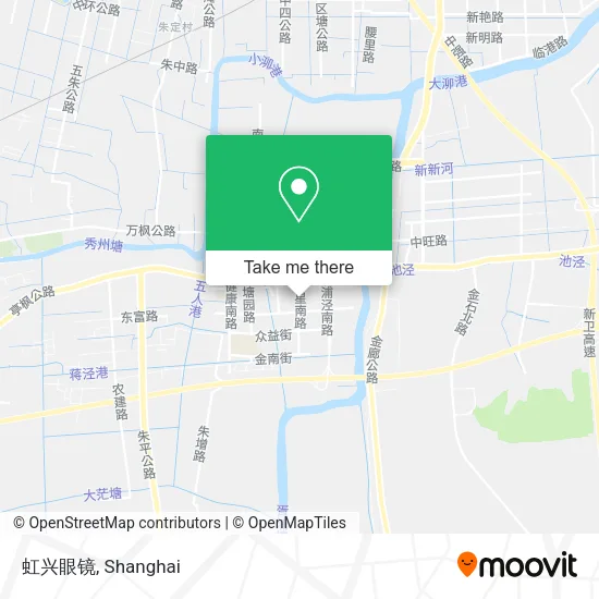 虹兴眼镜 map