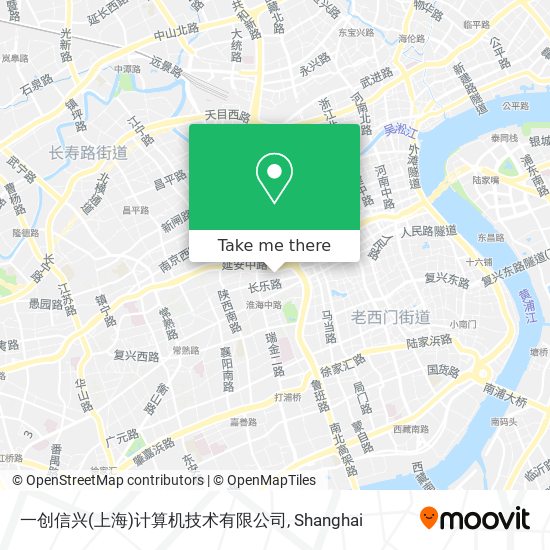 一创信兴(上海)计算机技术有限公司 map