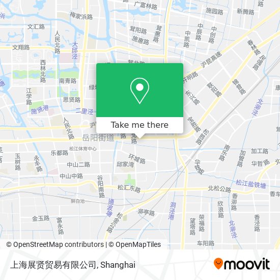 上海展贤贸易有限公司 map