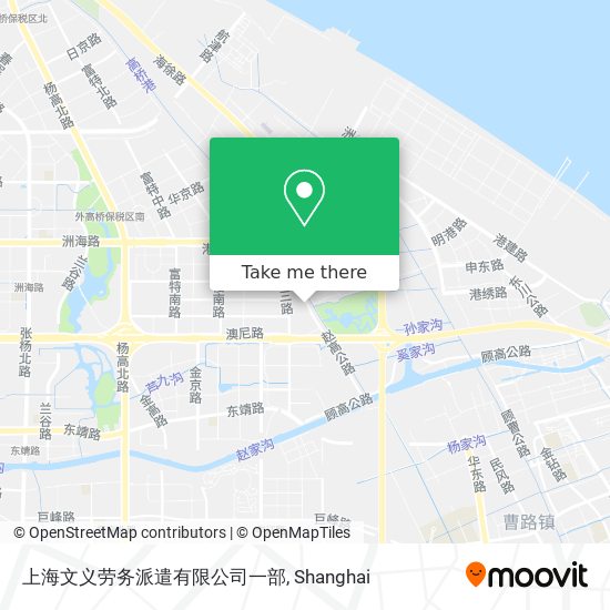 上海文义劳务派遣有限公司一部 map