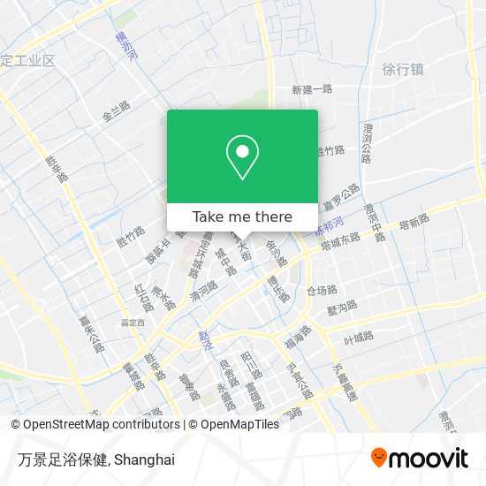 万景足浴保健 map