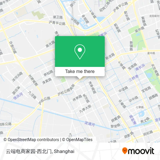云端电商家园-西北门 map