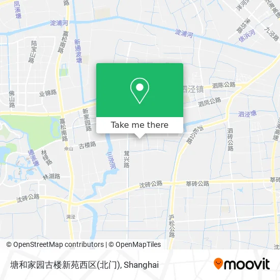 塘和家园古楼新苑西区(北门) map