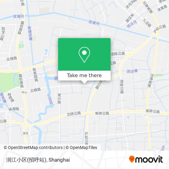 润江小区(招呼站) map