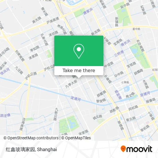 红鑫玻璃家园 map