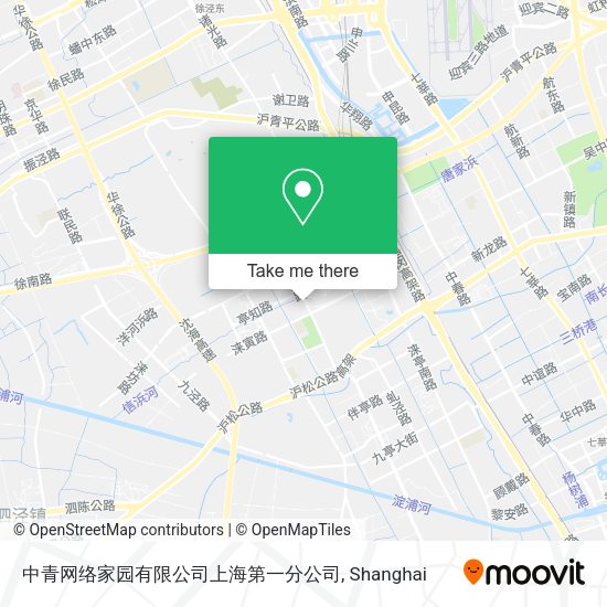 中青网络家园有限公司上海第一分公司 map