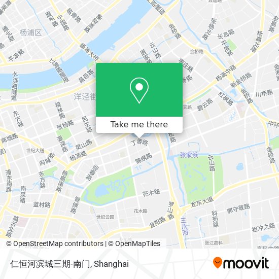 仁恒河滨城三期-南门 map