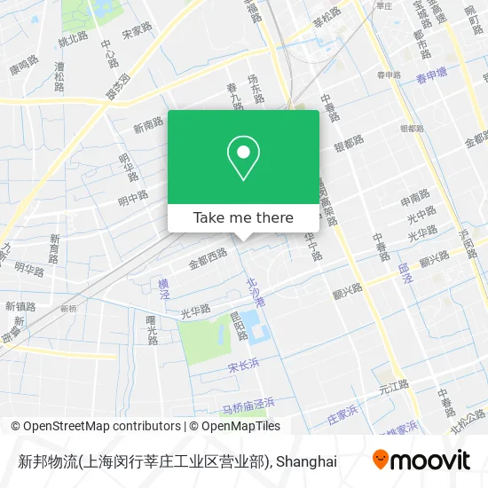 新邦物流(上海闵行莘庄工业区营业部) map