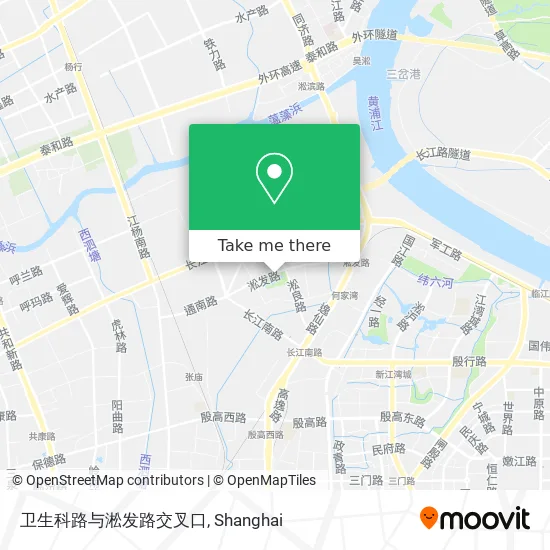 卫生科路与淞发路交叉口 map