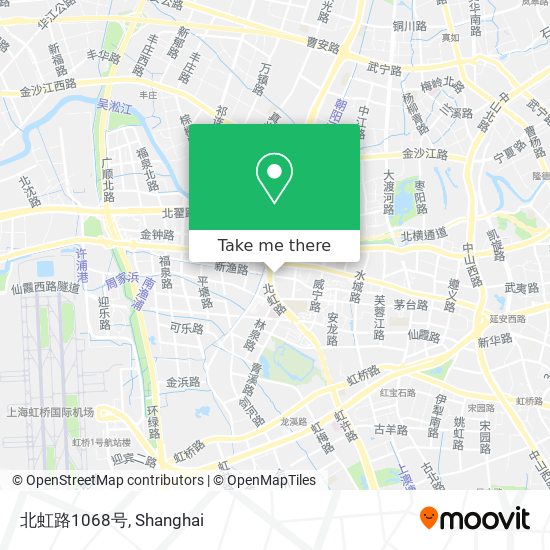 北虹路1068号 map